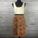 Anthropologie Dresses | Anthropologie Crochet And Floral Dress W/ Pockets | Color: Cream/Orange | Size: 4