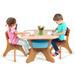 Kid-Friendly Activity Table & Chair Set with Built-in Storage for Creative Play