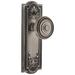 Grandeur Parthenon Solid Brass Rose Dummy Door Knob Set with Soliel