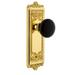 Grandeur Windsor Solid Brass Rose Passage Door Knob Set with Coventry