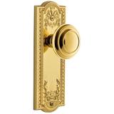 Grandeur Parthenon Solid Brass Rose Privacy Door Knob Set with