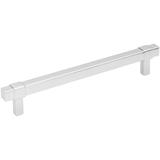 Jeffrey Alexander Zane 6-1/4 Inch Center to Center Bar Cabinet Pull