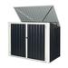 Costway 6x3FT Horizontal Storage Shed 68 Cubic Feet for Garbage Cans