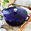 STAUB Cast Iron 3.75-qt Essential French Oven Rooster