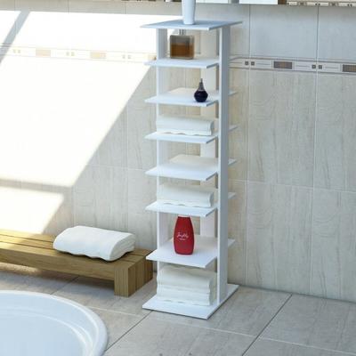Wooden Shoes Storage Stand 7 Tiers Shoe Rack Organizer Multi-shoe Rack Shoe box - 11