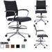 Office Chair With Arms Stools For Counter Height Bar Office Wheels PU Leather Rest Tilt Swivel Work Office Standing Desk