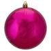 Shiny Magenta Pink Shatterproof Christmas Ball Ornament 4" (100mm)