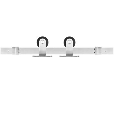 Miseno 78-3/4" Standard Wheel Top Mount Barn Door Hardware Kit