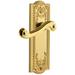 Grandeur Parthenon Solid Brass Rose Privacy Door Lever Set with