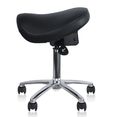 Adjustable Saddle Stool Tilt Backless Chair With Wheels Salon Dental Hygienist Rolling Dentist Clinical Hospital Lab Exam