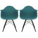 Molded Shell Eiffel Dining Arm Chair (Set of 2)