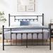 Victorian Platform Bed Frame With Headboard and Footboard Twin/Full/Queen Size Beds