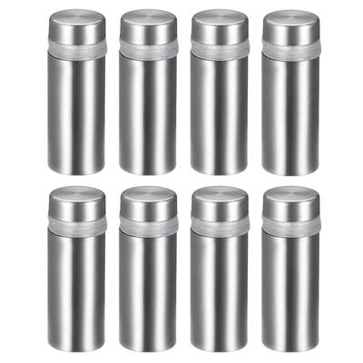 Glass Standoff Mount Stainless Steel Wall Standoff 12 x 33mm 8Pcs - 12mm x 33mm