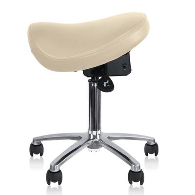 Adjustable Saddle Stool Tilt Backless Chair With Wheels Salon Dental Hygienist Rolling Dentist Clinical Hospital Lab Exam