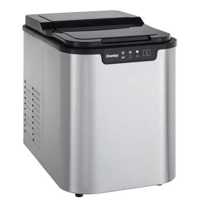 Danby 10 Inch Wide 2 Pound Capacity Portable Ice Maker with 25 Lb.