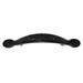 Stone Mill Hardware - Matte Black Leaf Cabinet Pulls (Pack of 5)