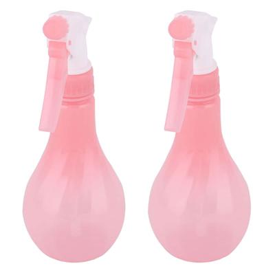 Office Watering Flower Plant Tree Trigger Bottle Pink 290ml 2 Pcs - 4.5