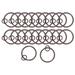 20Pcs Metal Curtain 1.3"w Eyelet Drape Loops for Bathroom Curtain Rods - Copper Tone - 1.8"