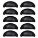 Bin Cup Pulls 2.8" Hole Center Cabinet Handle Dresser Painting 10pcs - Painting Black - 3.15" x 1.26" x 1"(L*W*H)