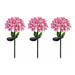 Solar LED Metal Flower Stake Light - Blue, Pink, or Yellow (1,2, or 3 Pack)