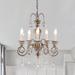 Classic 5-Light Candle Style Crystal Chandelier
