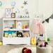 Costway Children's Multi-Functional Bookcase Toy Storage Bin Kids