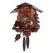 10.5" Engstler Cutting Wood Weight-Driven Cuckoo Wall Clock