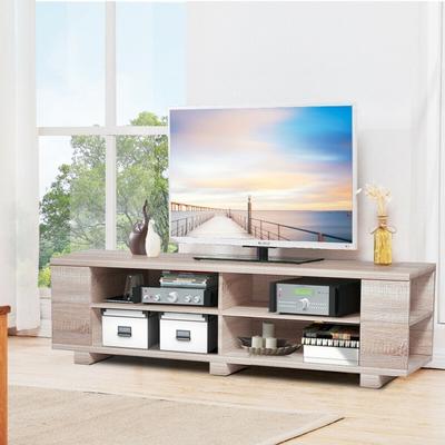 59" Console Storage Entertainment Media Wood TV Stand - 59" x 15.5" x 17.5" (L x W x H)