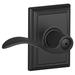 Schlage Accent Privacy Door Lever Set with Decorative Addison Trim