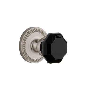 Grandeur Newport Solid Brass Rose Single Dummy Door Knob with Lyon