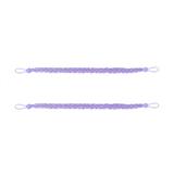 2pcs Curtain Tieback 23" Holdback Decor Rope Curtain Holder,Purple - Purple - 23" x 1"