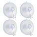 Suction Cup Hook 1.6" Removable Metal Hook Wall Vacuum Hooks Hangers - Clear