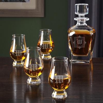 Winchester Custom Glencairn Glasses and Draper Decanter