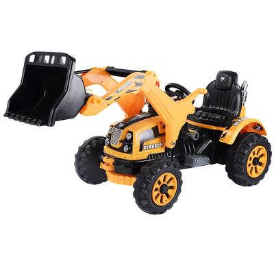 12 V Battery Powered Kids Ride on Dumper Truck - Yellow