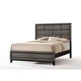 ACME Valdemar Eastern King Bed, Weathered Gray