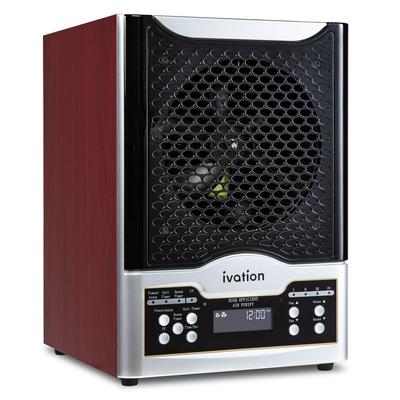 Ivation 5-in-1 HEPA Air Purifier & Ozone Generator W/Digital Display Timer and Remote, Ionizer & Deodorizer