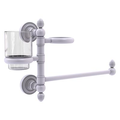 Allied Brass Dottingham Collection Hair Dryer Holder and Organizer