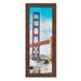 14x38 Frame Brown Barnwood Picture Frame - Modern Photo Frame Includes