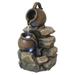 Design Toscano LaTaverna Cascading Urns Illuminated Garden Fountain