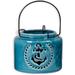 Blue Anchor Ceramic Lantern