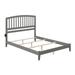 Richmond Queen Platform Bed in Grey