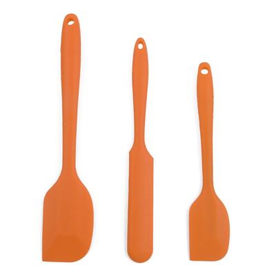 Silicone 3Pcs Heat Resistant Non-scratch Turner Non Stick Spatulas Set