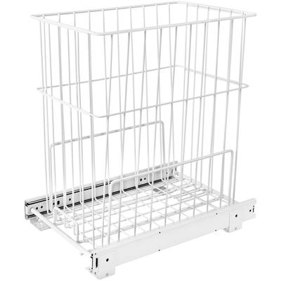 Rev-A-Shelf HRV Series 12 Inch Pull Out Wire Laundry Hamper for 20