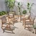 Hampton Outdoor Club Chair (Set of 4) by Christopher Knight Home