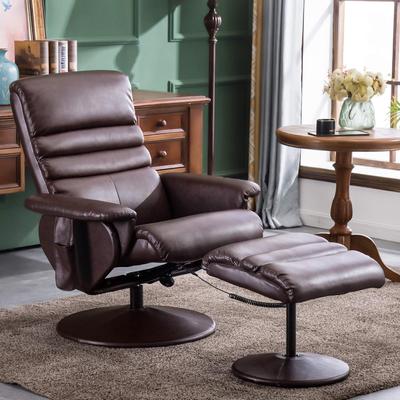 MCombo Swivel Massage Recliner Chair with Ottoman Wrapped Base 7902