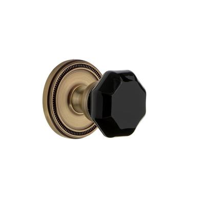 Grandeur Soleil Solid Brass Rose Single Dummy Door Knob with Lyon
