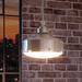 Luxury Urban Loft Pendant Light, 13.375"H x 14.75"W, with Utilitarian Style, Brushed Nickel, by Urban Ambiance