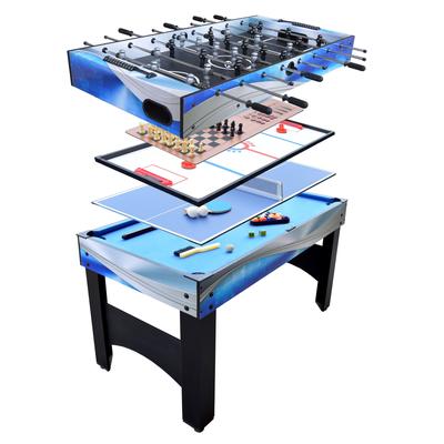 Hathaway Matrix 54-in Foosball 7-in-1 Multi-Game Table