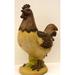 Hen Figurine Faux Wood design - 11 1/2" H x 5" W x 9" D