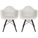 Molded Shell Eiffel Dining Arm Chair (Set of 2)